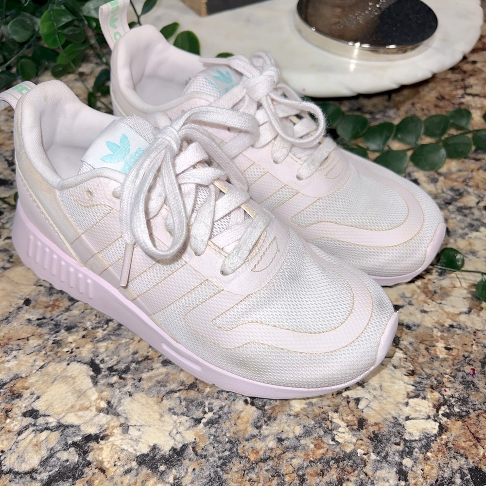 Pink Adidas sneakers